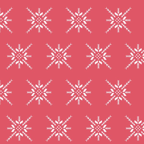 Snowflake Stitch in Passion