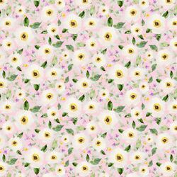 Small Iced Floral in Bubble Gum