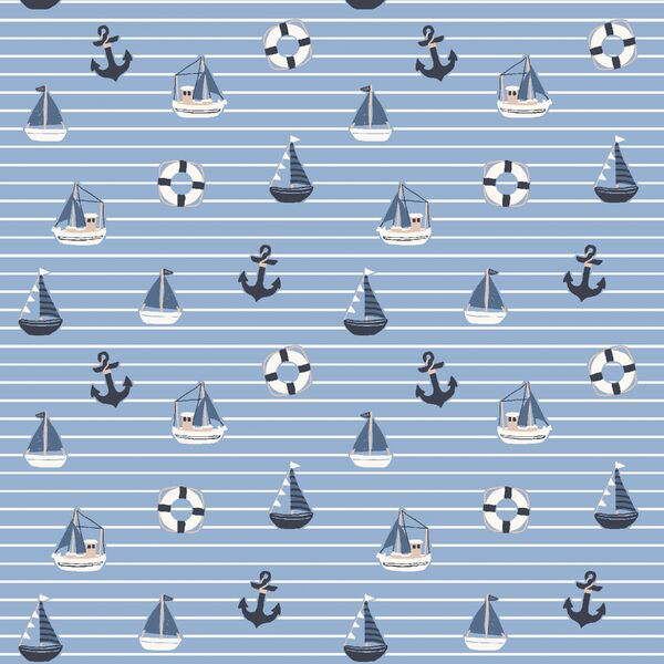 Little Sailor in Cerulean Blue