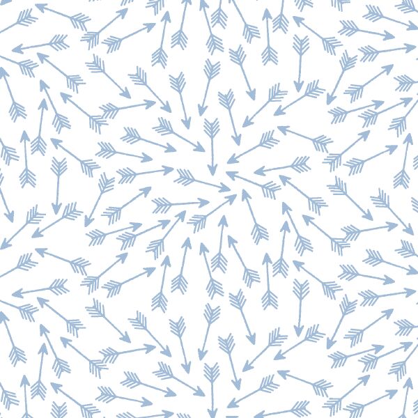 Arrows in Water on White