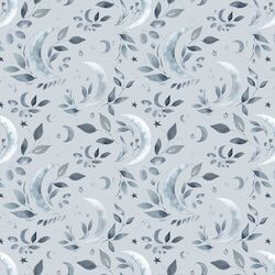 Luna Floral in Silver Moon