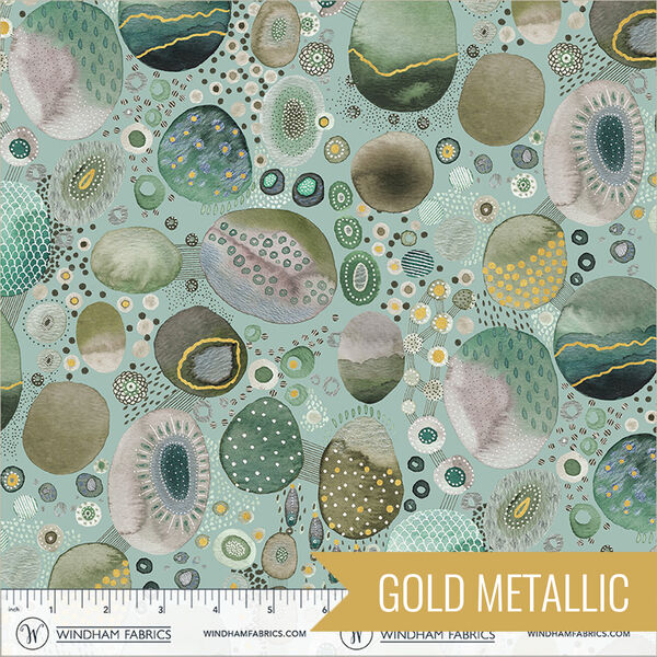 Pebblebrook in Jade Metallic