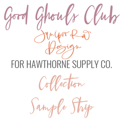Good Ghouls Club Sample Strip