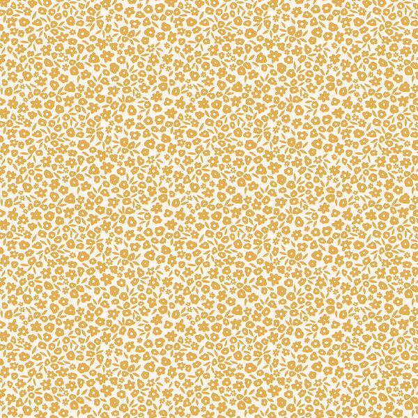 Small Flower Field in Pineapple Yellow