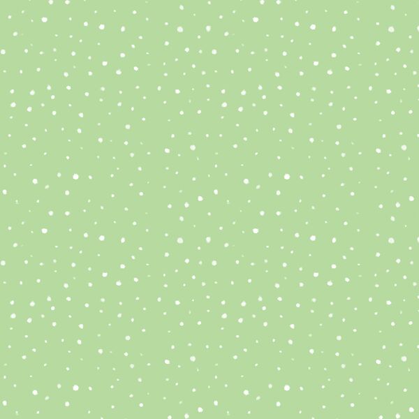 Scattered Dots in Spring Green