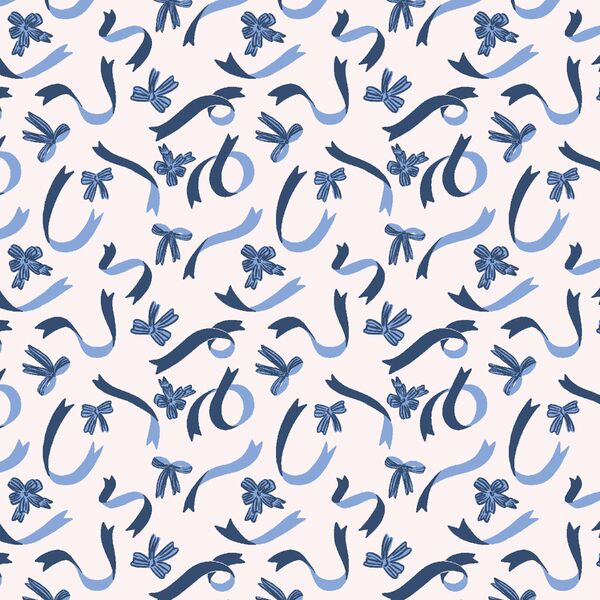Ribbons and Bows in Navy