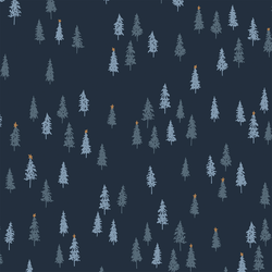 Woodland in Dark Navy