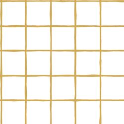 Windowpane in Straw on White