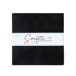 Confetti Cotton 10" Square Pack in Blackboard