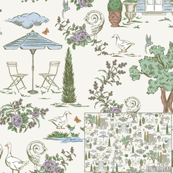 Afternoon in Provence in Porcelain