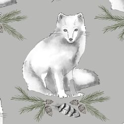 Arctic Fox in Pebble