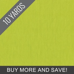 Artisan Cotton Yarn-Dye in Apple Green Chartreuse - 10 Yard Bolt