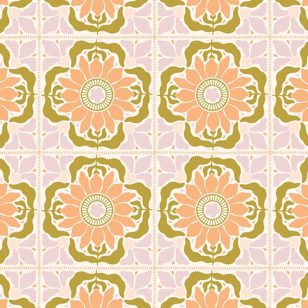 Large Deco Tile in Groovy