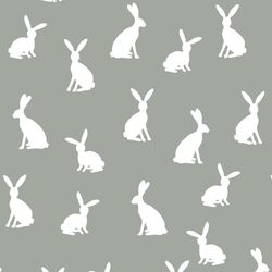 Cottontail Silhouette in Sage