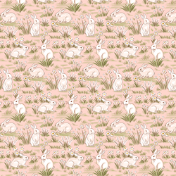Little Bunny Burrows in Blooming Pink