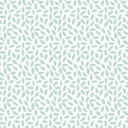 Petals Please in Airy Blue on Ivory