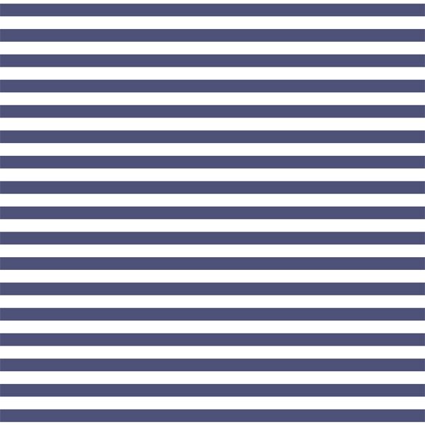 Horizontal Dress Stripe in Indigo