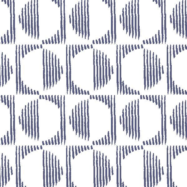 Half Moon Dot in Indigo
