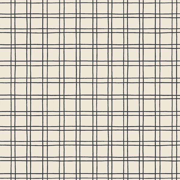 Spooky Plaid in Bone