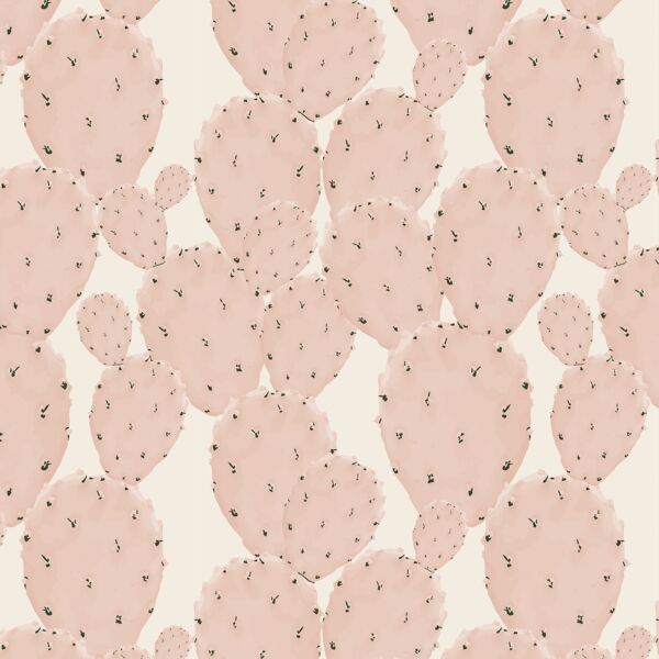 Big Cactus in Pink Sand