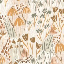 Large Forest Floral in Honey Toast
