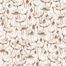 Poppies in Ivory