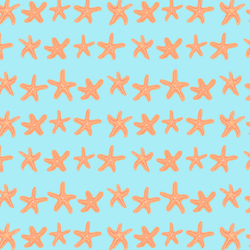 Starfish in Surf Blue