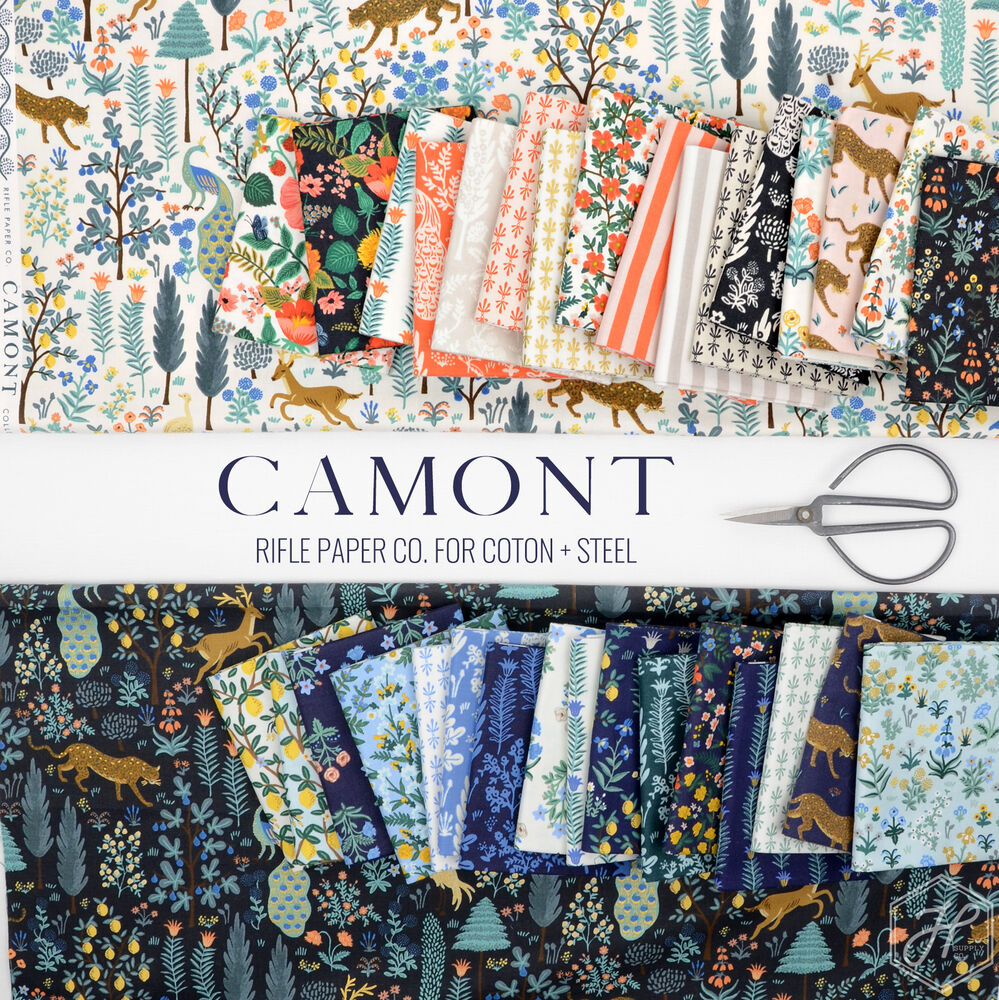 Camont Fat Quarter 34pc/bundle By Rifle Paper Co. For Cotton And