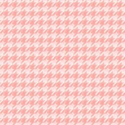 Painted Houndstooth in Peaceful Peach