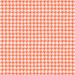 Striped Houndstooth in Rouge Red