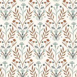 Floral Wilderness in Cream