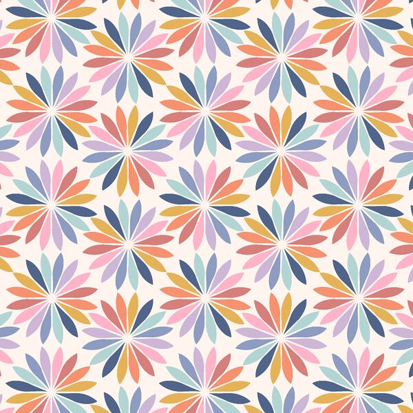 Mod Daisy in Rainbow