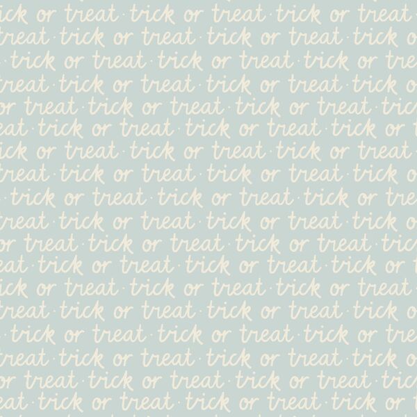 Trick or Treat in Light Blue