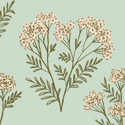 Large Tiny Buds in Spring Green