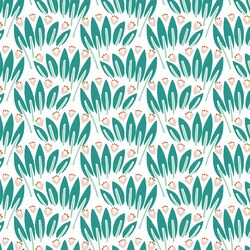 Jungle Floor in White
