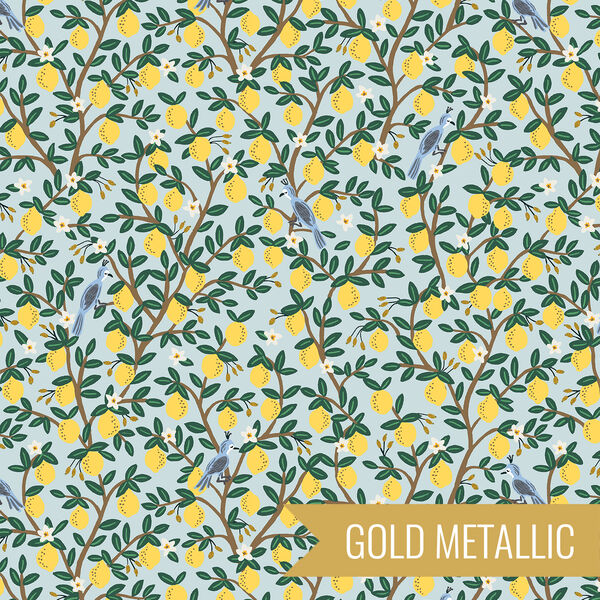 Lemon in Mint Metallic