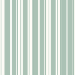 Stripes in Mint Sky