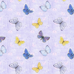 Butterflies in Light Purple