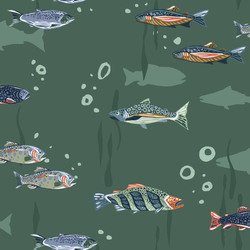 Fish in Green