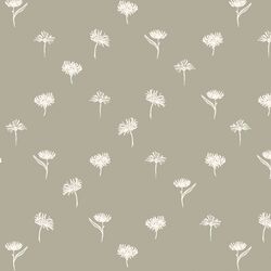 Diamond Floral in Olive