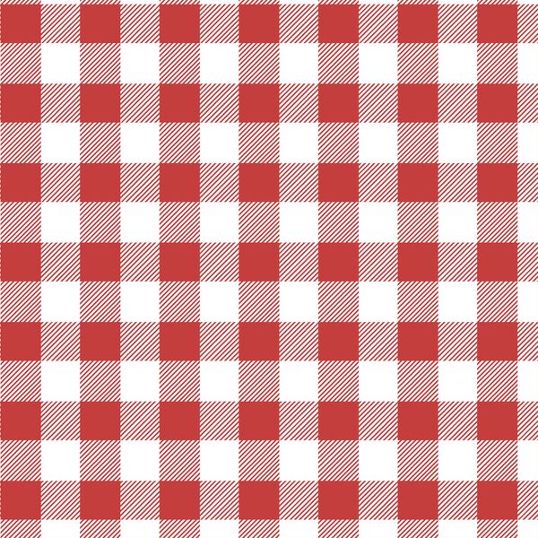 Medium Buffalo Plaid in Geranium