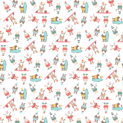 Little Snow Birds in White