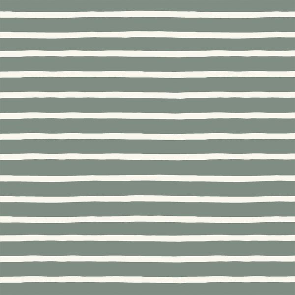 Winter Stripe in Lilypad Green