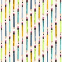 Pencil Stripes in School Days
