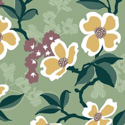 Dogwood Bloom in Meadow Green