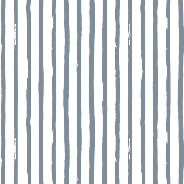 Rustic Stripe in Winter Blue