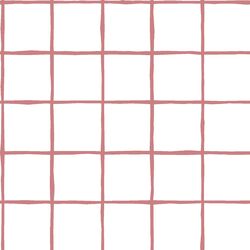 Windowpane in Berry on White