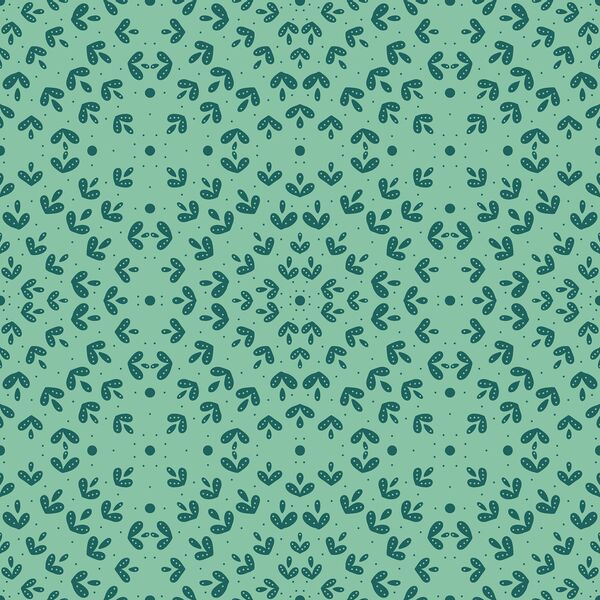 Leaf Medallion in Mint
