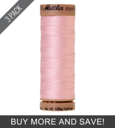 Parfait Pink (9136-0085) - Silk Finish Cotton 40wt - 164 Yards (3 Pack)