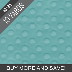 Minky Dimple Dot in Pool - 10 Yard Quick Cut